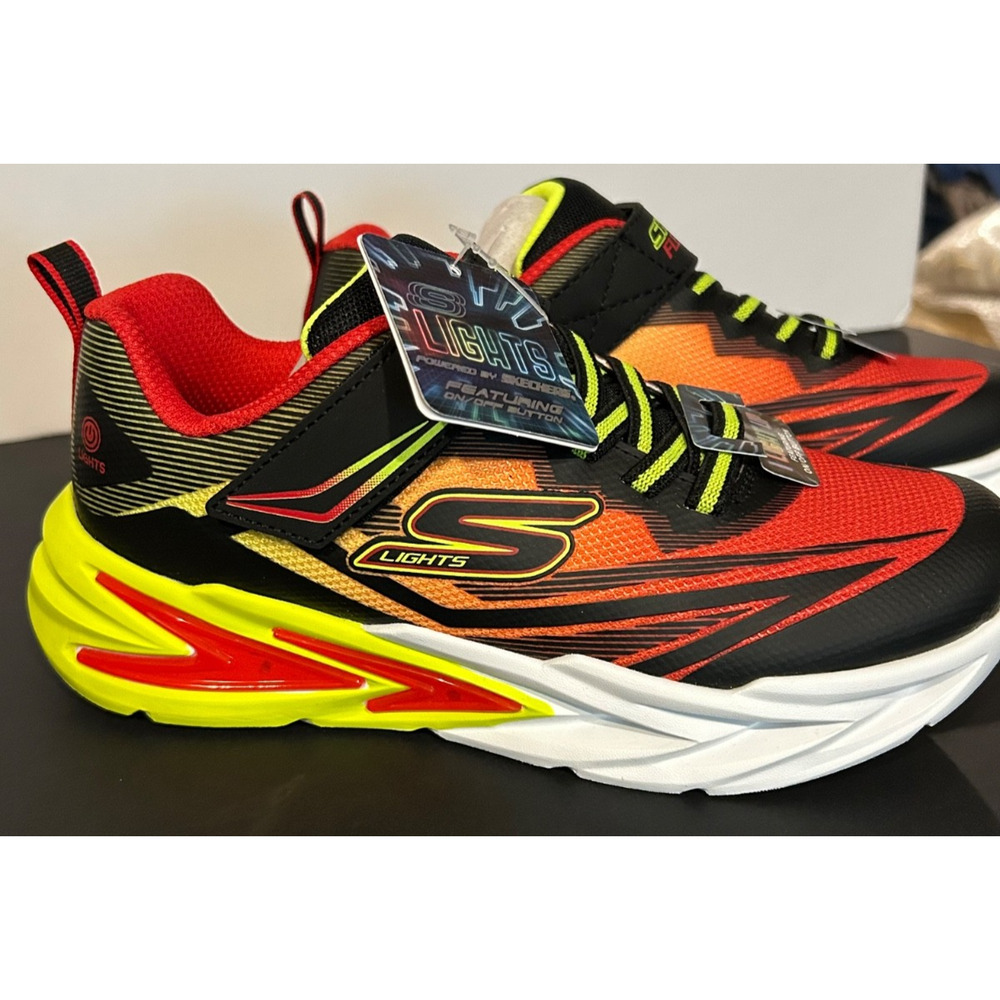 Skechers Lights Flex-glow Elite Kids Size 13 NEW IN BOX